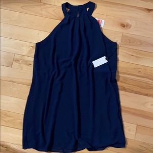 Navy blue summer dress
